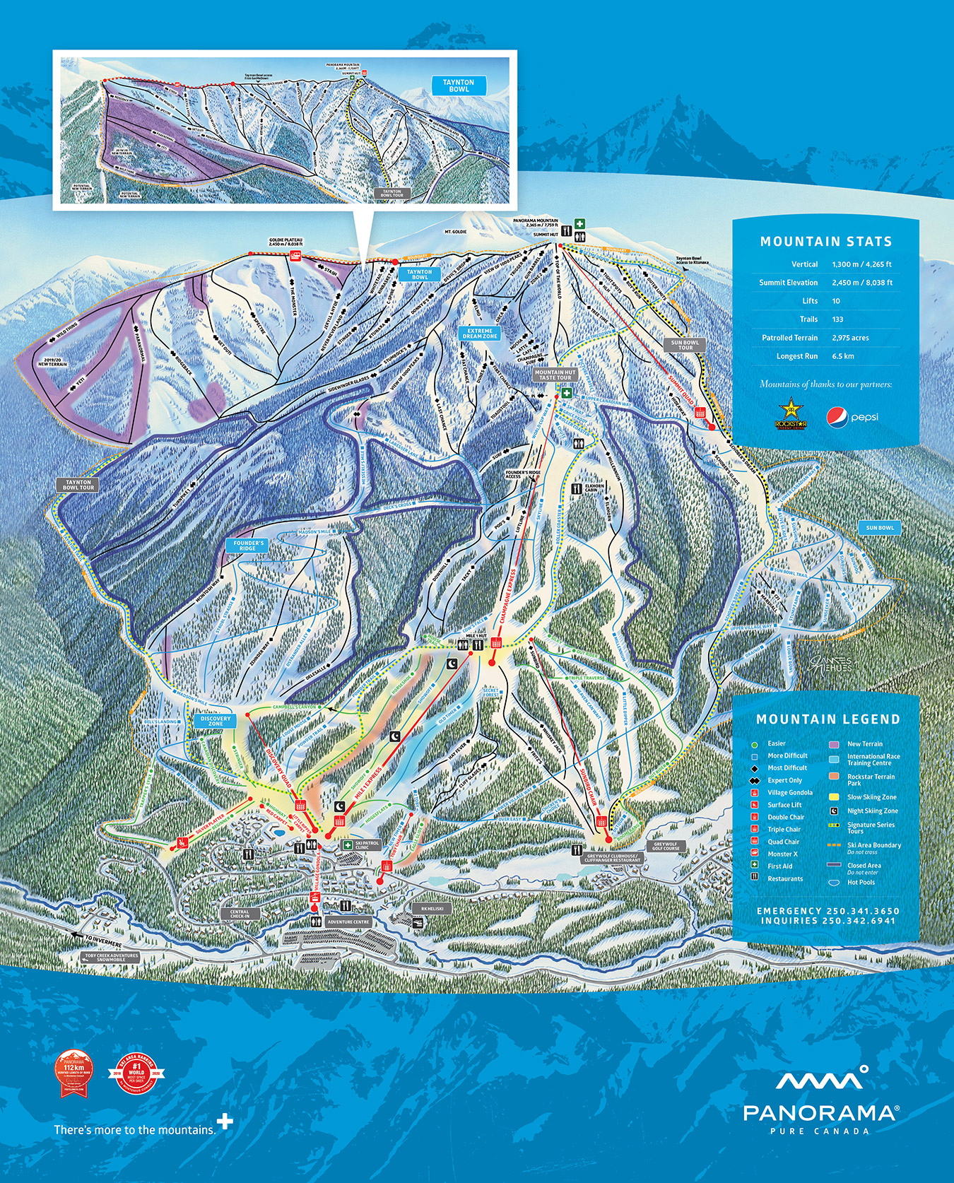 Blackjack Ski Resort Trail Map